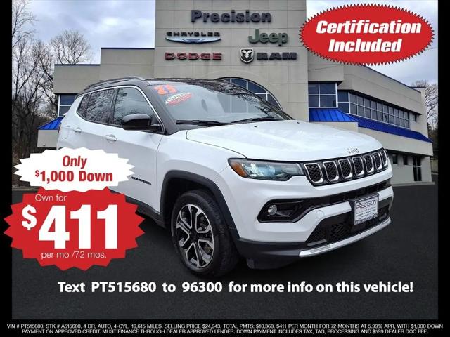 2023 Jeep Compass Limited 4x4 for sale in Butler, NJ