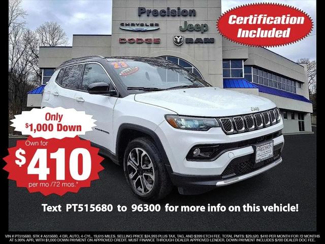 2023 Jeep Compass Limited 4x4 for sale in Butler, NJ