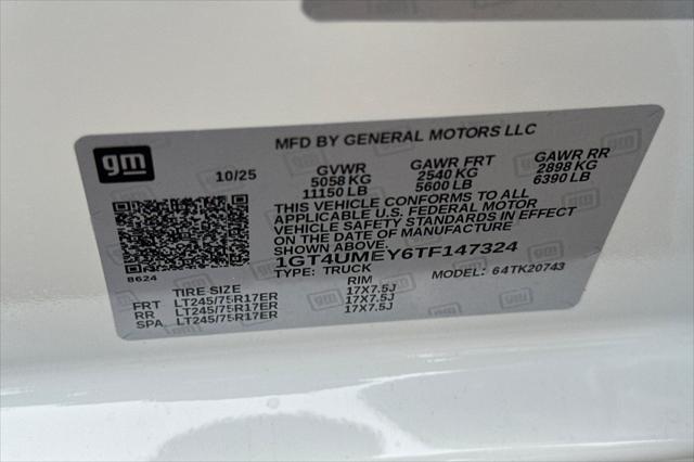 2026 GMC Sierra 2500HD Crew Cab, Standard Bed, SLE, 4WD
