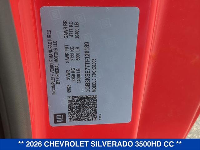 2026 Chevrolet Silverado 3500HD Work Truck