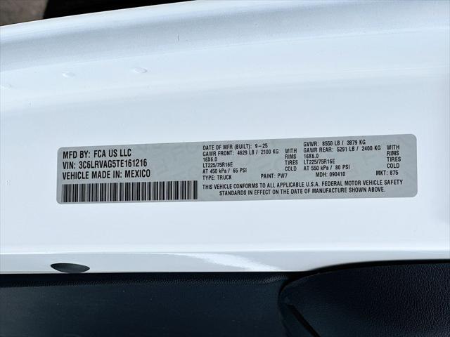 2026 Ram ProMaster Cargo Van Tradesman