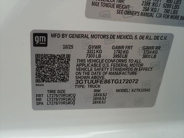 2026 GMC Sierra 1500 Crew Cab, Short Bed, AT4X, 4WD