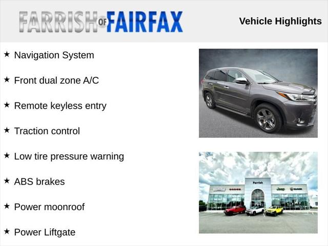 2017 Toyota Highlander Limited Platinum 2017 Toyota Highlander Limited Platinum