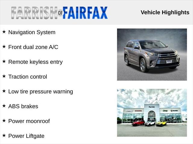 2017 Toyota Highlander Limited Platinum 2017 Toyota Highlander Limited Platinum