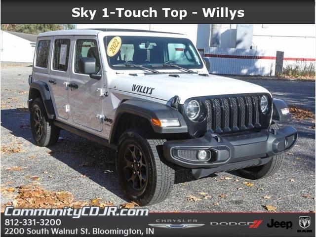 2022 Jeep Wrangler Unlimited Willys 4x4 2022 Jeep Wrangler Unlimited Willys 4x4