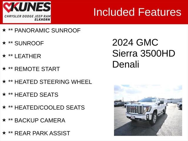 2024 GMC Sierra 3500HD 4WD Crew Cab Standard Bed Denali 2024 GMC Sierra 3500HD 4WD Crew Cab Standard Bed Denali