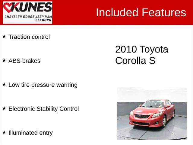 2010 Toyota Corolla S 2010 Toyota Corolla S
