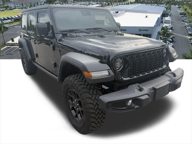 2024 Jeep Wrangler 4-Door Willys 4x4 2024 Jeep Wrangler 4-Door Willys 4x4