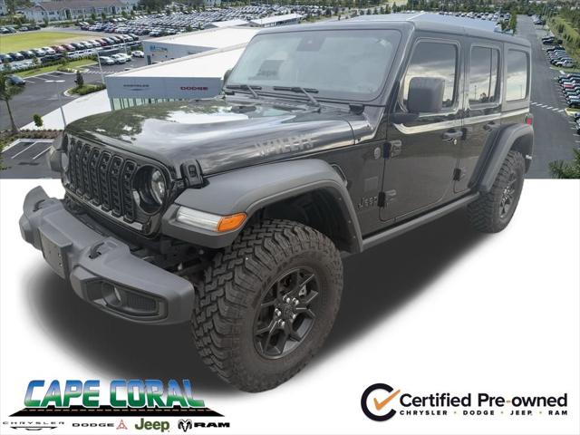 2024 Jeep Wrangler 4-Door Willys 4x4 2024 Jeep Wrangler 4-Door Willys 4x4