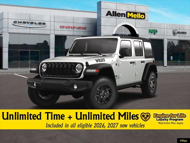 2025 Jeep Wrangler 4-Door Willys 4x4 for sale in Nashua, NH