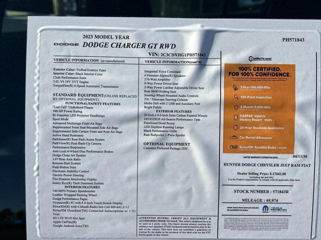 2023 Dodge Charger GT