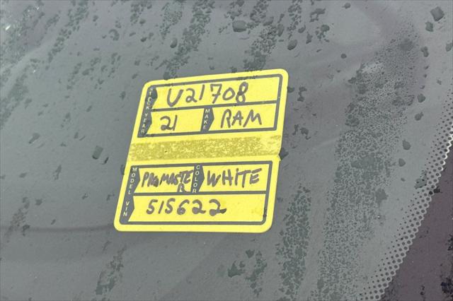 2021 RAM ProMaster 1500 Cargo Van Low Roof 118 WB