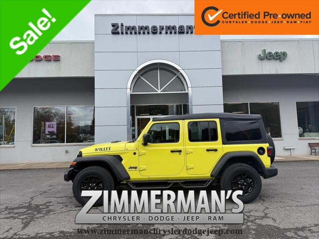 2023 Jeep Wrangler 4-Door Willys 4x4 2023 Jeep Wrangler 4-Door Willys 4x4