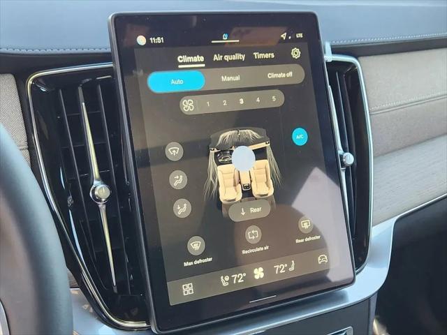 2026 Volvo XC90 Plus, B6 AWD Gas (mild hybrid), Gasoline, Bright, 7 Seats