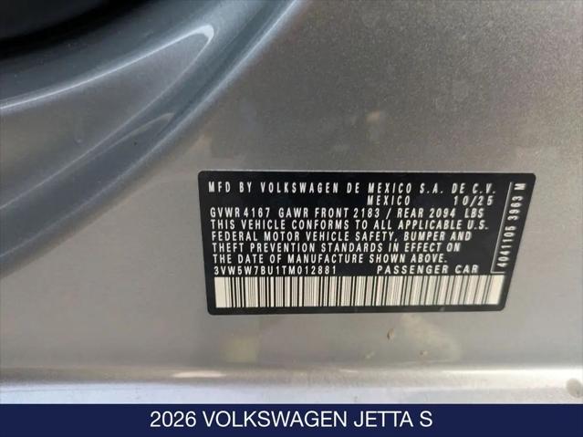 2026 Volkswagen Jetta S