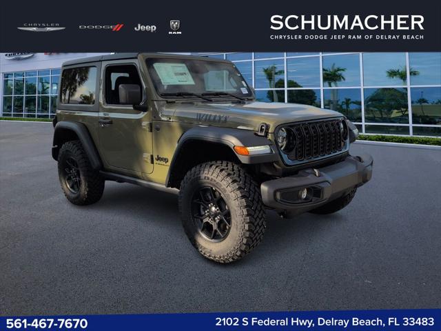 2026 Jeep Wrangler 2-Door Willys 4x4 for sale in Delray Beach, FL