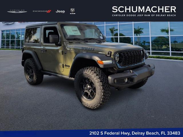 2026 Jeep Wrangler 2-Door Willys 4x4 for sale in Delray Beach, FL
