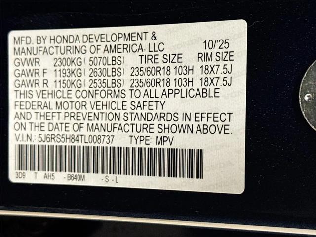 2026 Honda CR-V Hybrid 2WD Sport-L