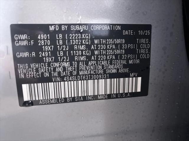 2026 Subaru Forester Touring