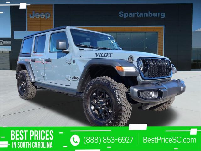 2024 Jeep Wrangler 4-Door Willys 4x4 2024 Jeep Wrangler 4-Door Willys 4x4