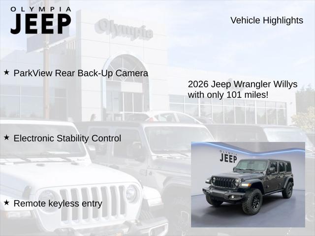 2026 Jeep Wrangler 4-Door Willys 4x4