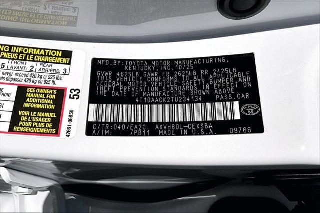 2026 Toyota Camry Nightshade