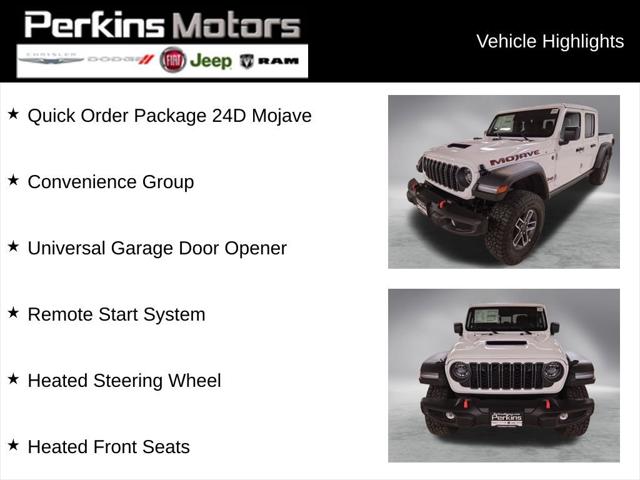 2026 Jeep Gladiator GLADIATOR MOJAVE 4X4