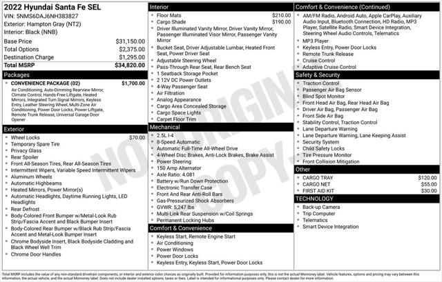 2022 Hyundai Santa Fe SEL 2022 Hyundai Santa Fe SEL