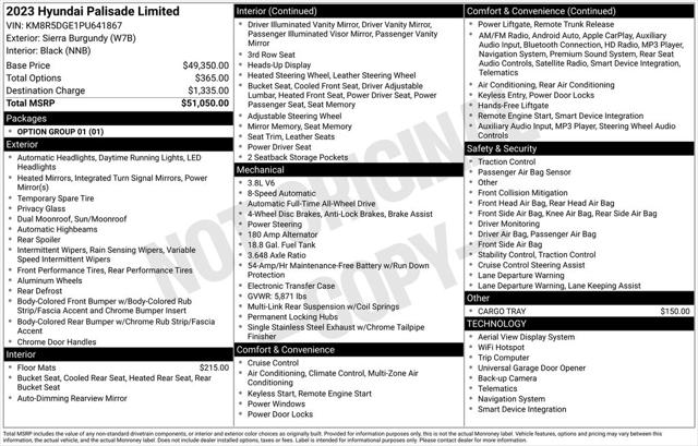 2023 Hyundai Palisade Limited 2023 Hyundai Palisade Limited