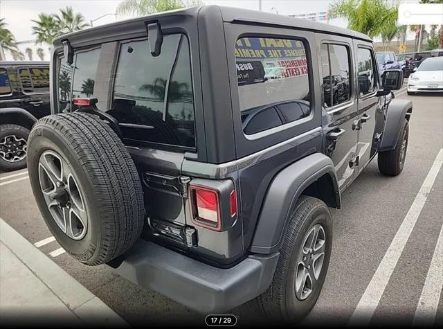 2022 Jeep Wrangler Unlimited Sport S 4x4