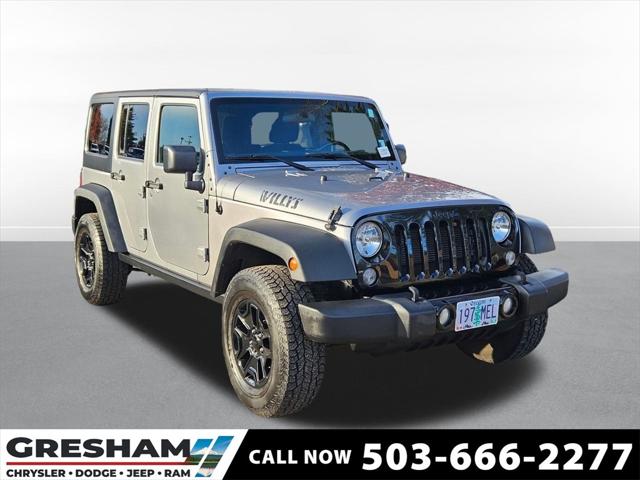 2016 Jeep Wrangler Unlimited Willys Wheeler 2016 Jeep Wrangler Unlimited Willys Wheeler