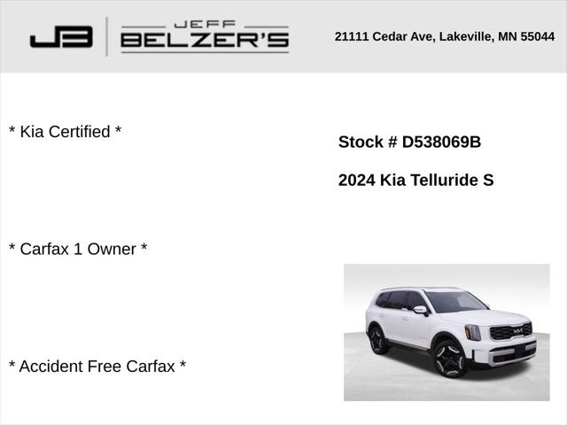 2024 Kia Telluride S 2024 Kia Telluride S