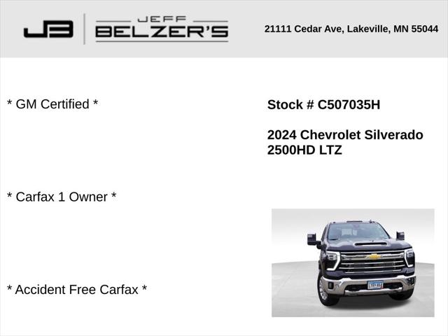 2024 Chevrolet Silverado 2500HD 4WD Crew Cab Standard Bed LTZ 2024 Chevrolet Silverado 2500HD 4WD Crew Cab Standard Bed LTZ
