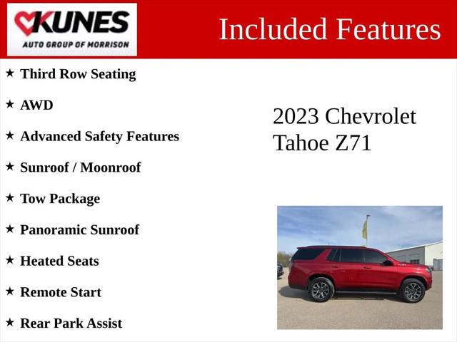 2023 Chevrolet Tahoe 4WD Z71 2023 Chevrolet Tahoe 4WD Z71