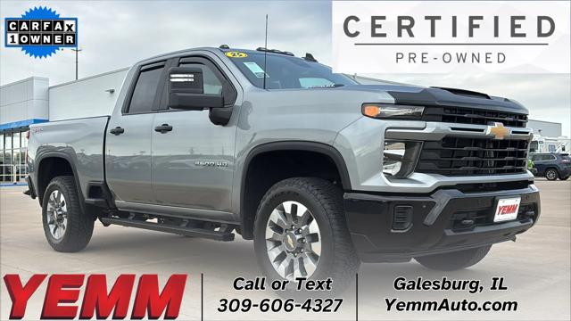 2025 Chevrolet Silverado 2500HD 4WD Double Cab Standard Bed Custom 2025 Chevrolet Silverado 2500HD 4WD Double Cab Standard Bed Custom