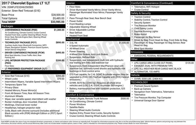 2017 Chevrolet Equinox LT