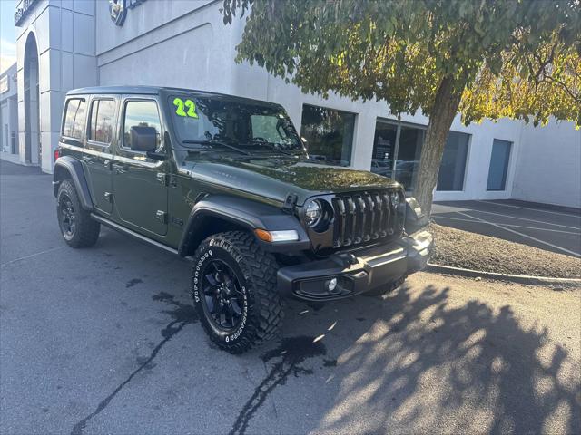 2022 Jeep Wrangler Unlimited Willys 4x4 2022 Jeep Wrangler Unlimited Willys 4x4
