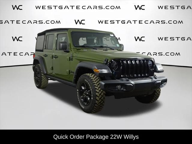 2021 Jeep Wrangler Unlimited Willys 4x4 2021 Jeep Wrangler Unlimited Willys 4x4