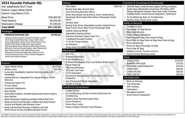 2024 Hyundai Palisade SEL