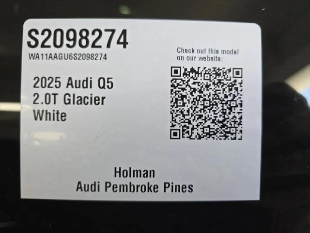 2025 Audi Q5 Premium TFSI quattro S tronic