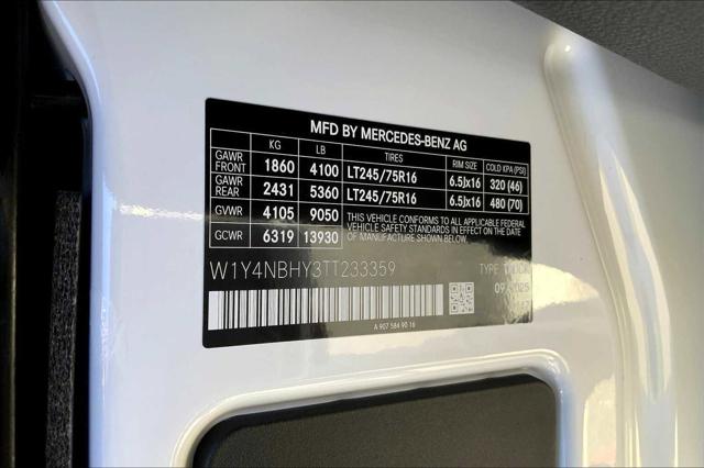2026 Mercedes-Benz Sprinter Cargo Van Standard Roof 4-Cyl Diesel HO