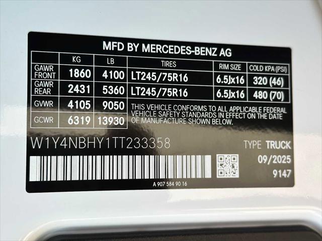 2026 Mercedes-Benz Sprinter Cargo Van Standard Roof 4-Cyl Diesel HO