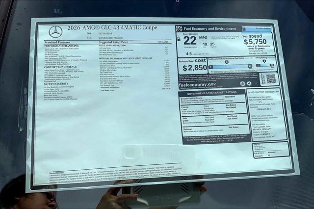 2026 Mercedes-Benz AMG GLC 43 4MATIC