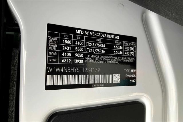 2026 Mercedes-Benz Sprinter Crew Van Standard Roof 4-Cyl Diesel HO
