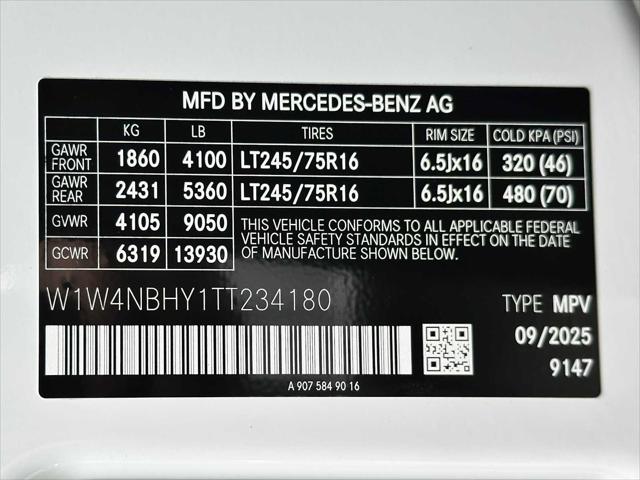 2026 Mercedes-Benz Sprinter Crew Van Standard Roof 4-Cyl Diesel HO