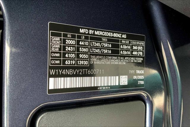 2026 Mercedes-Benz Sprinter Cargo Van Standard Roof 4-Cyl Diesel HO