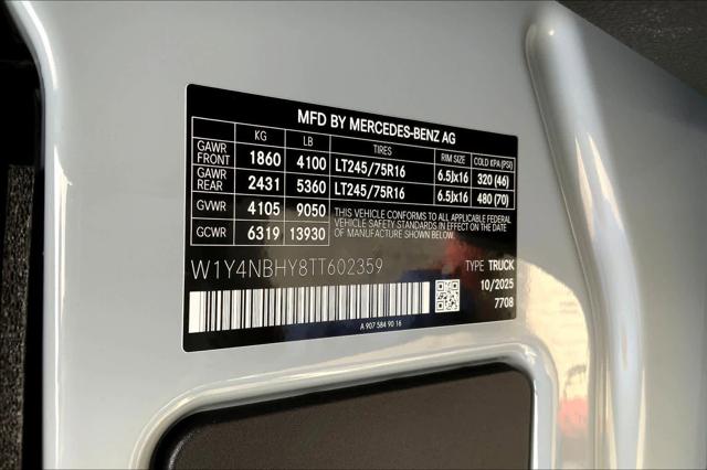 2026 Mercedes-Benz Sprinter Cargo Van Standard Roof 4-Cyl Diesel HO