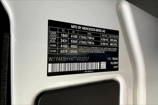 2026 Mercedes-Benz Sprinter Cargo Van Standard Roof 4-Cyl Diesel