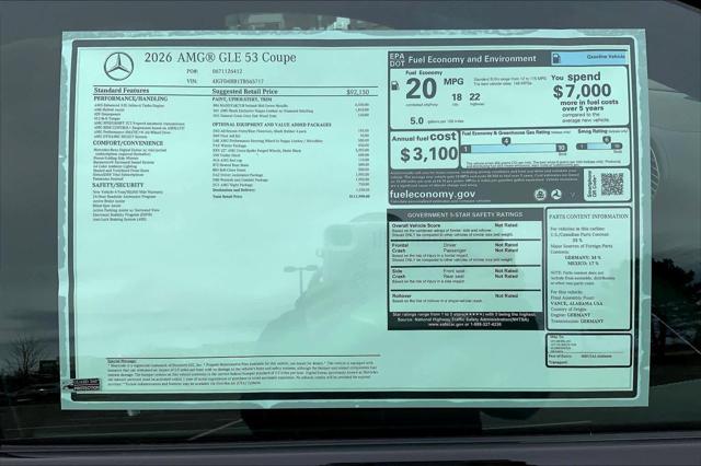 2026 Mercedes-Benz AMG GLE 53 4MATIC+
