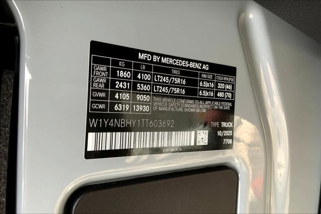2026 Mercedes-Benz Sprinter Cargo Van Standard Roof 4-Cyl Diesel HO